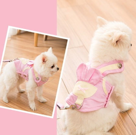 Ensemble de laisse de harnais pour chien mignon