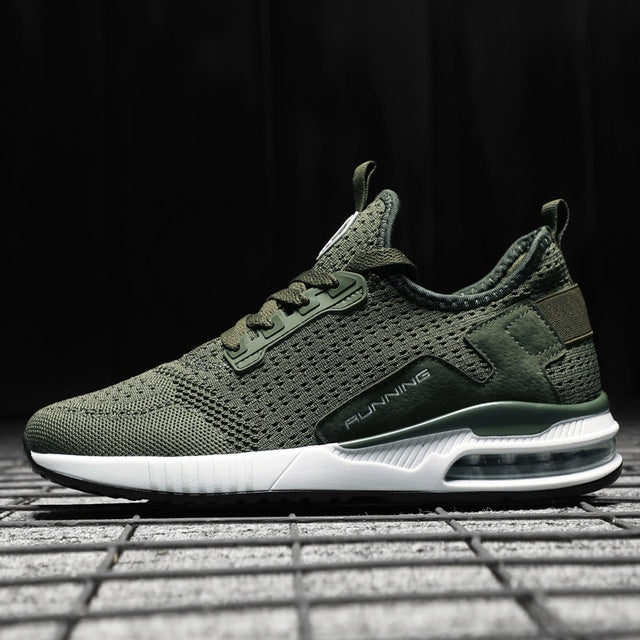 Chaussures de course tissées volantes pour hommes et femmes d'automne