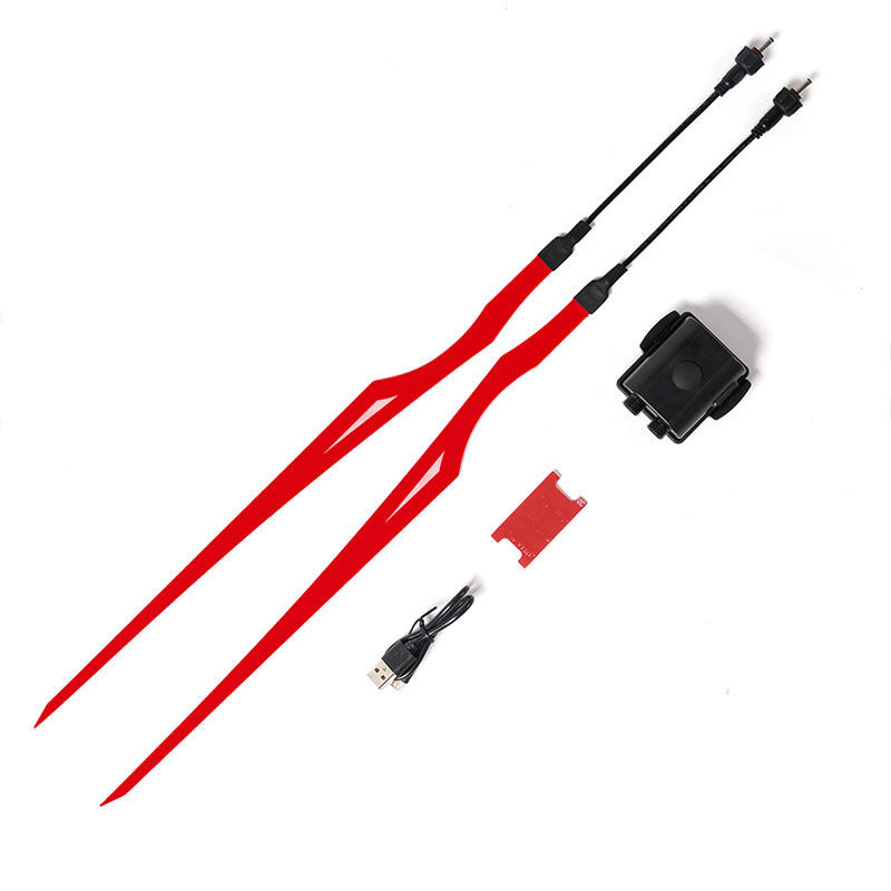 Barre lumineuse pour casque