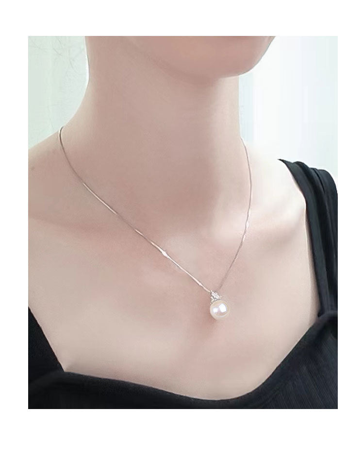 Collier pendentif en perles assorti à la mode, chaîne de clavicule exquise