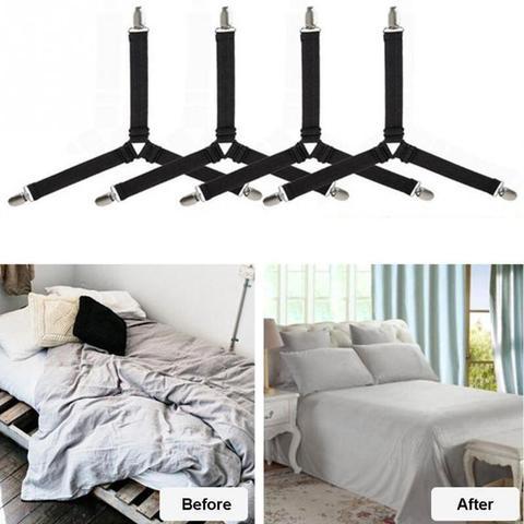 Cubierta de sábana con clips para cama