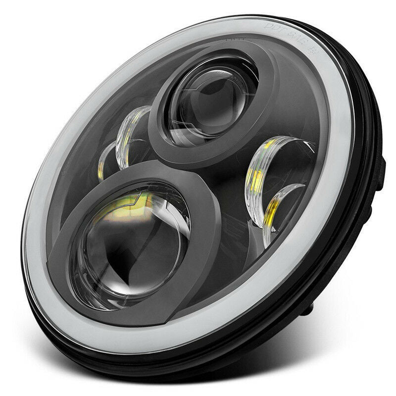 Luz LED de lejos y de cerca con faros Angel Eyes