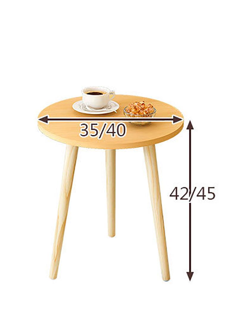 Petite table basse ronde de ménage