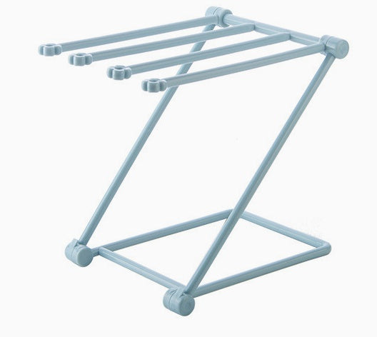 Étagère pliable pour torchons, accessoires de cuisine, organisateur de gadgets 