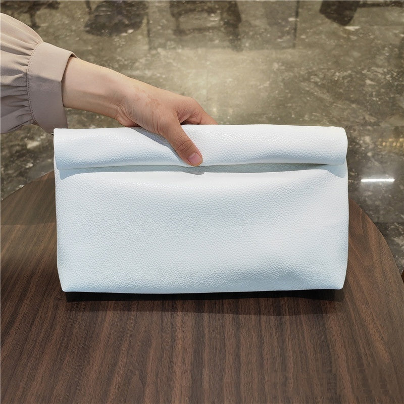 Sac à main simple en cuir de grande capacité