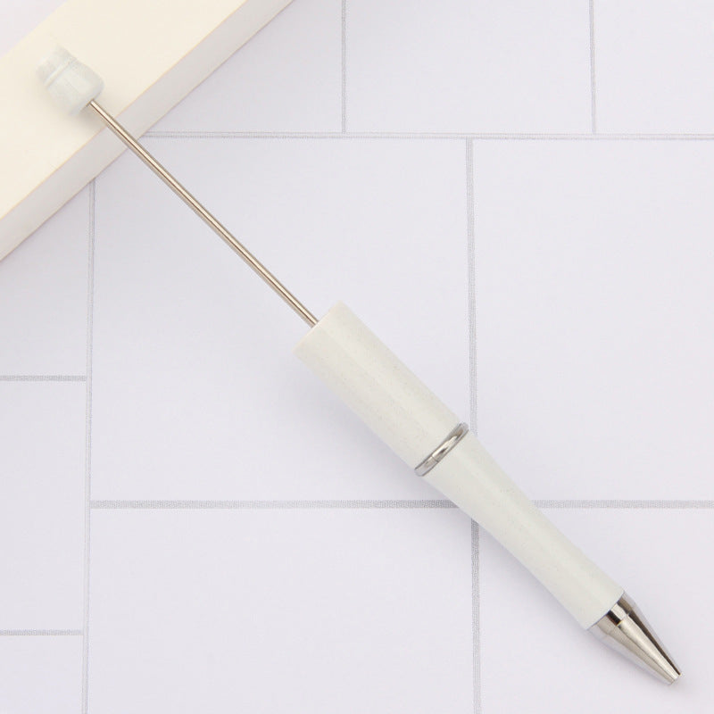 Stylo à bille créatif en plastique avec perles
