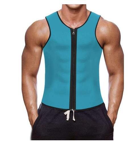 Taille finale pour GILET DE SAUNA EN NÉOPRÈNE ZIPPER POUR HOMMES