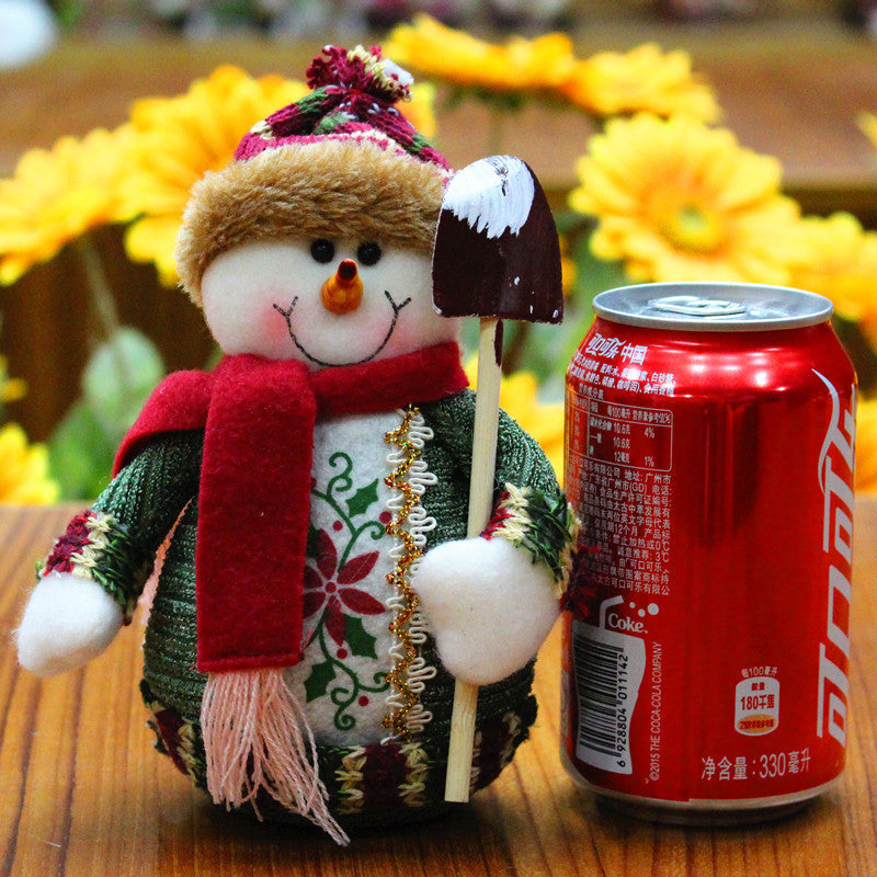 Elan de Noël Père Noël Bonhomme de neige Décorations de Noël