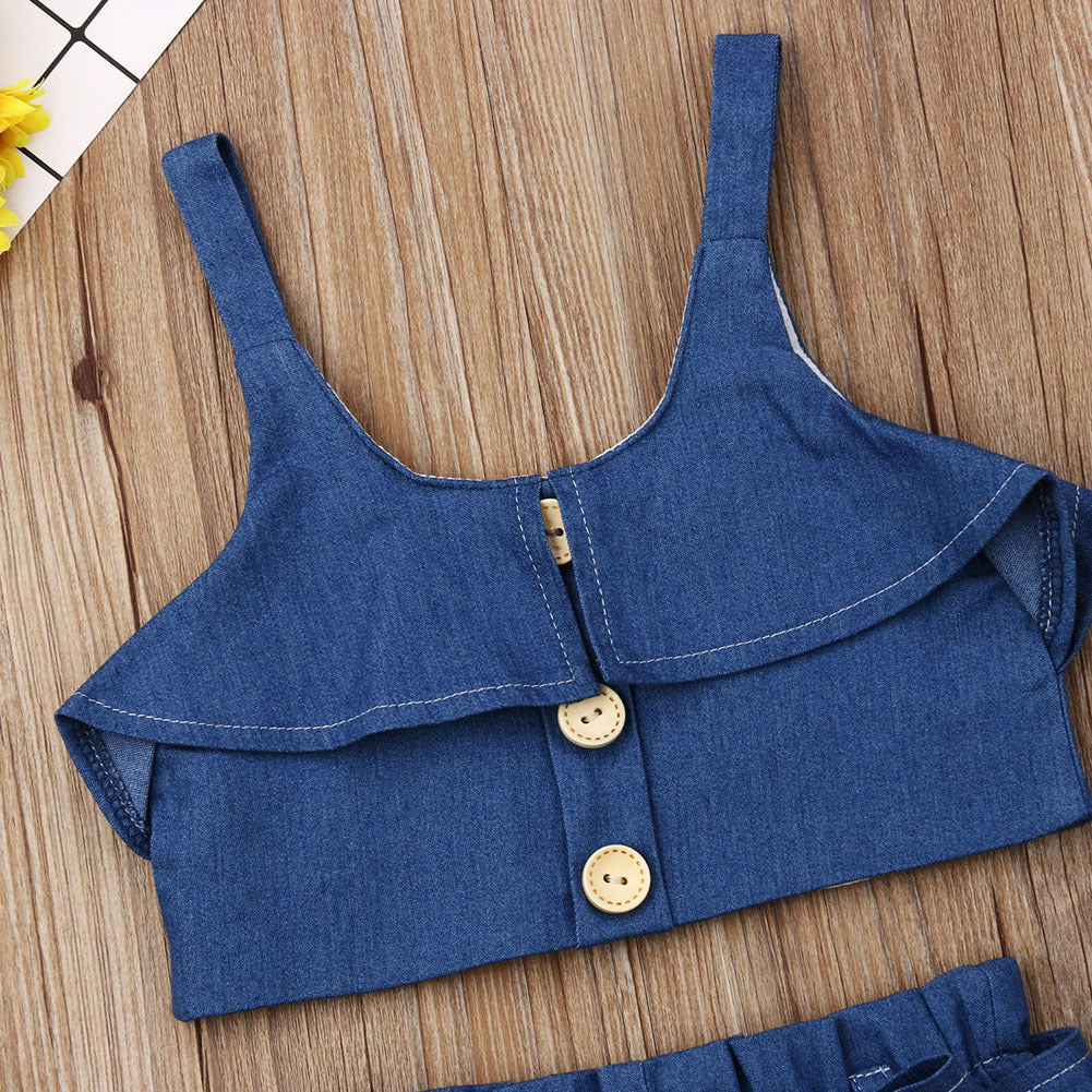 Jupe à bretelles pour filles, vêtements pour enfants