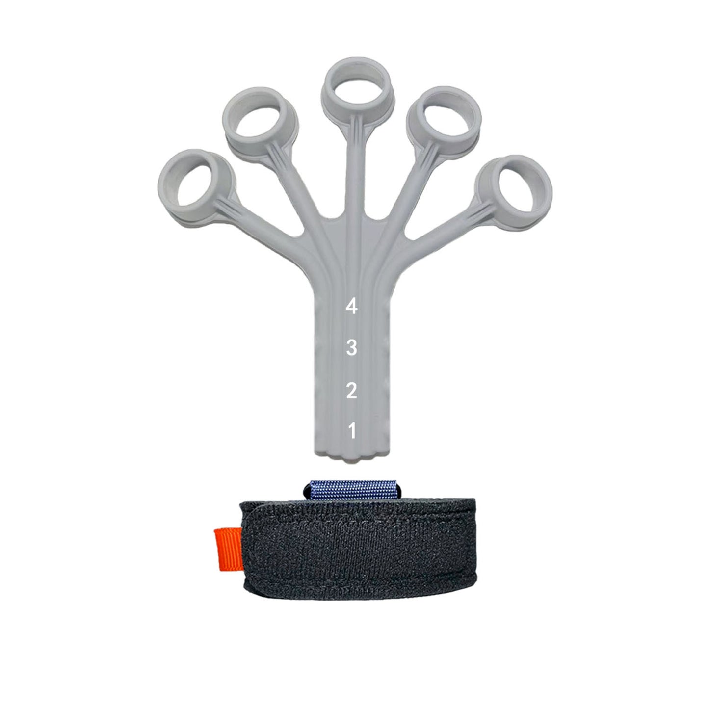 Tensor abdominal de rehabilitación de entrenador de flexión y extensión de dedo de silicona