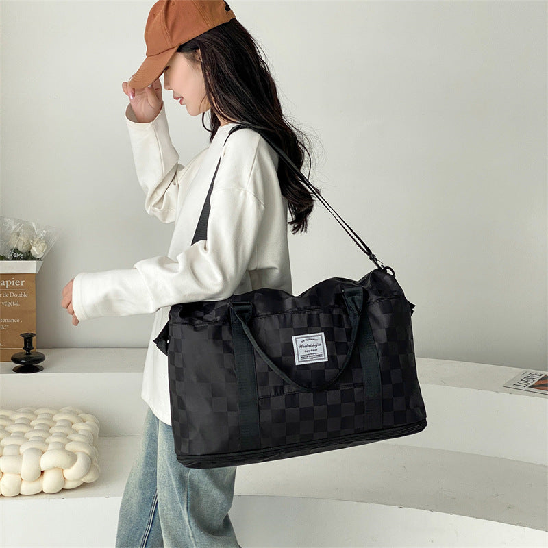 Sac à bagages léger de grande capacité, Portable, séparation sèche et humide, voyage