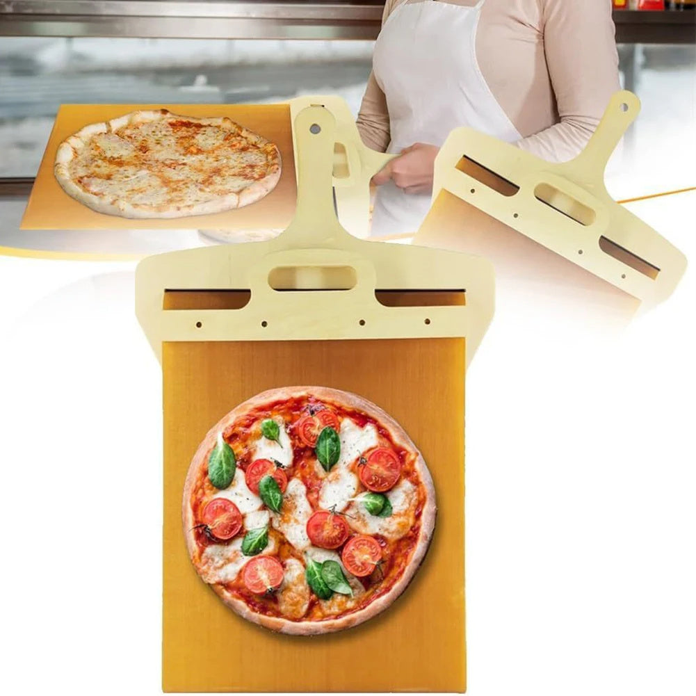 Utensilios de cocina, pala deslizante para Pizza, tabla de cortar suave antiadherente para Pizza, tabla de transferencia de almacenamiento, herramienta para hornear en la cocina