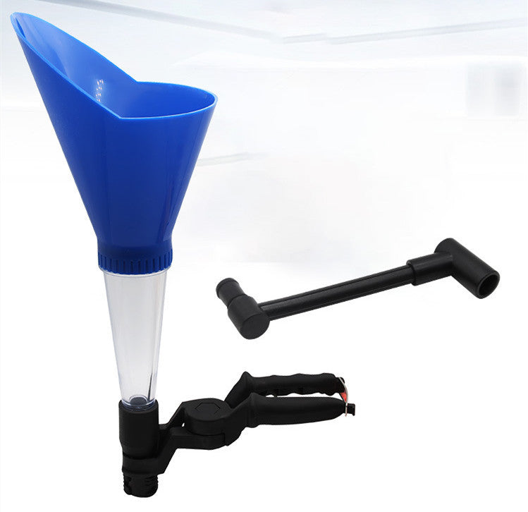 Oil Filter Funnel With Adjustable Interface
