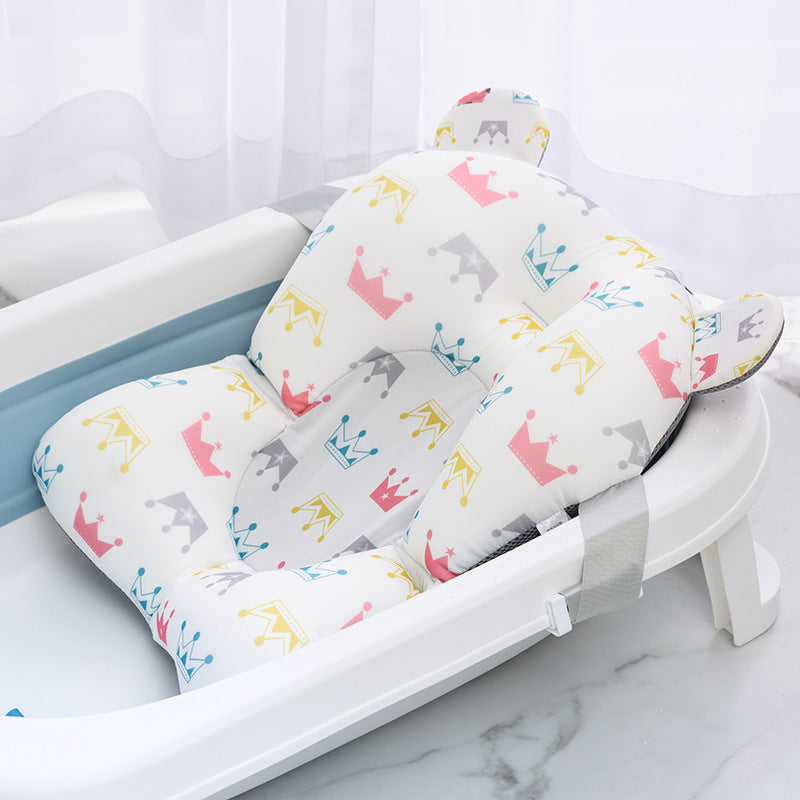 Le filet de bain à suspension pour bain de bébé peut s'asseoir sur le support de bain