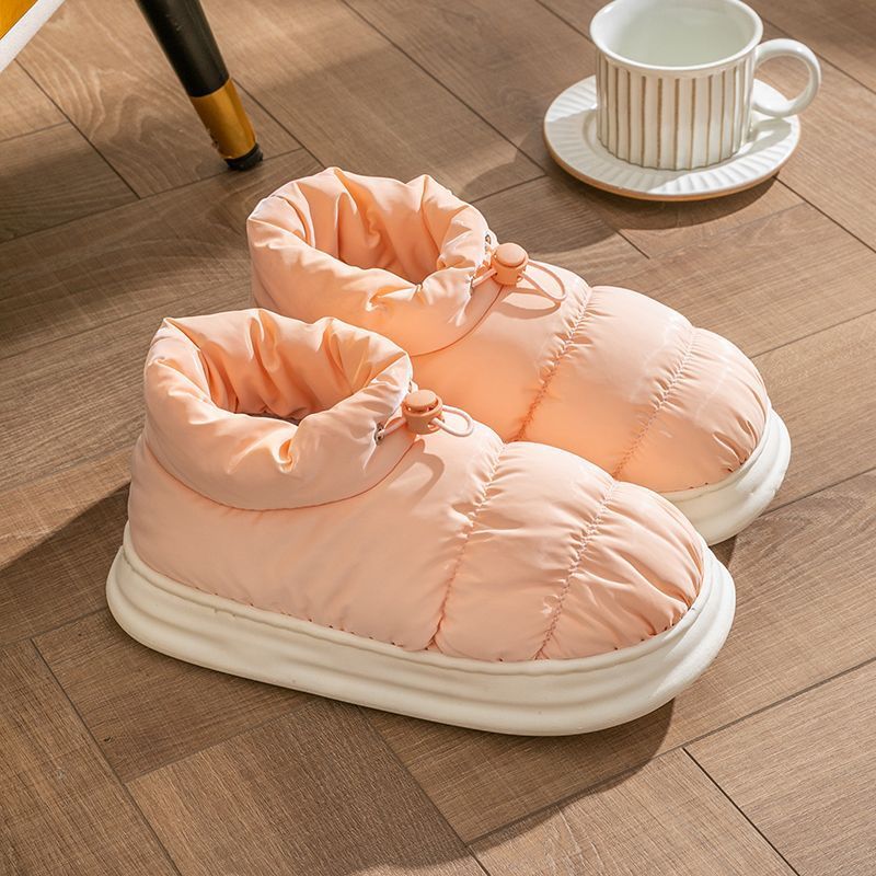 Cotton Slippers Women's Winter Bag Heel Outer Wear Thick Bottom