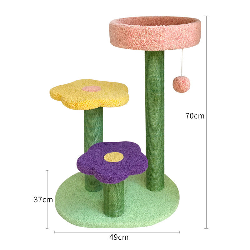 Torre para gatos Rascador para gatos Árbol de escalada para gatos resistente al desgaste