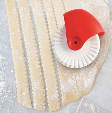 Cortador de celosía para masa de pastelería, utensilio de decoración para tarta de Pizza, cortador de ruedas con rodillo de plástico