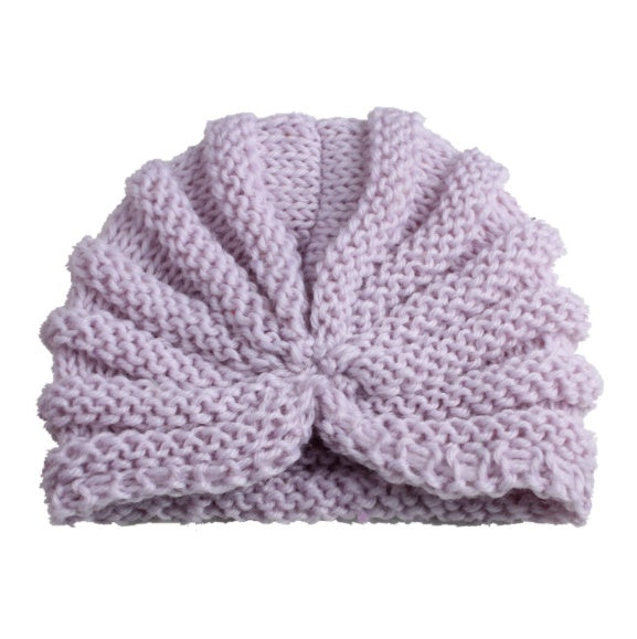 Casquette indienne en laine de couleur unie