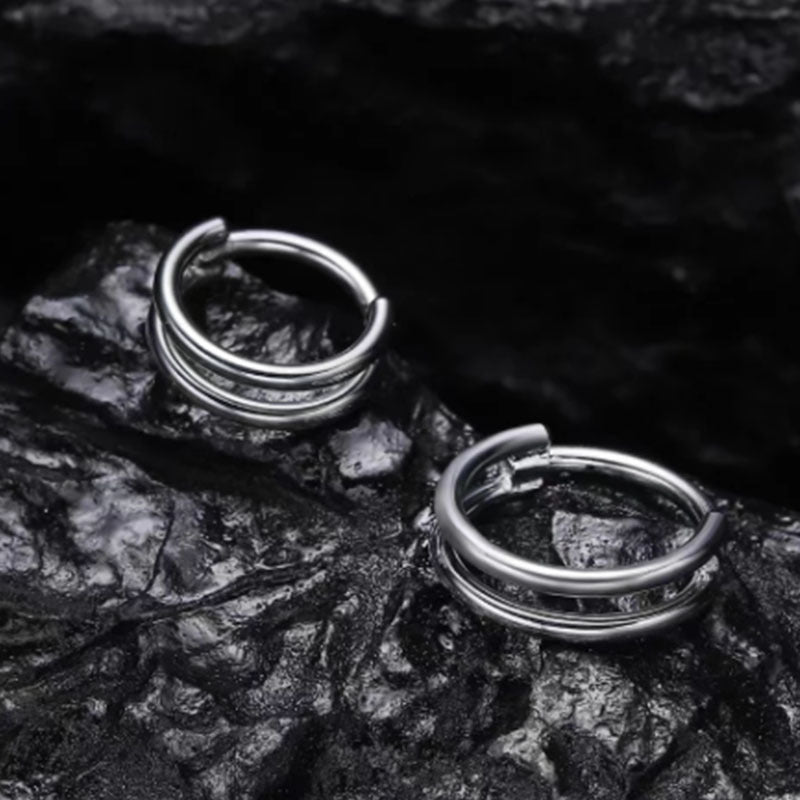 Anneau de nez en titane et Zircon G23, boucles d'oreilles sans couture, Boutique