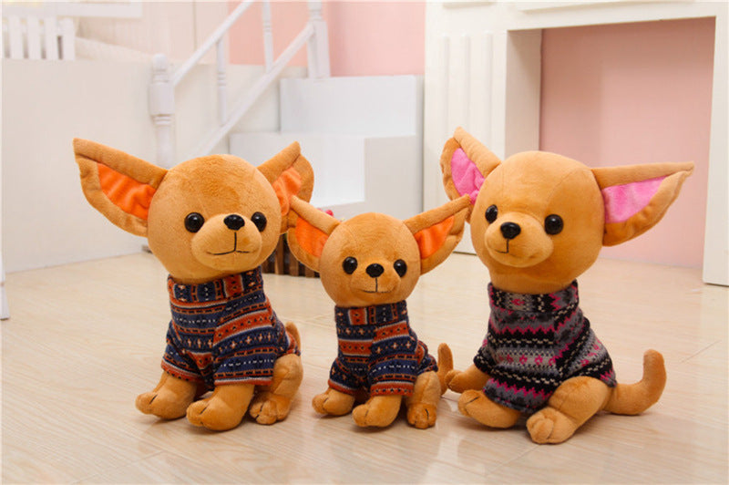 Muñeca de perro juguetes de peluche