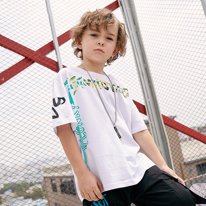 Camiseta infantil estampada