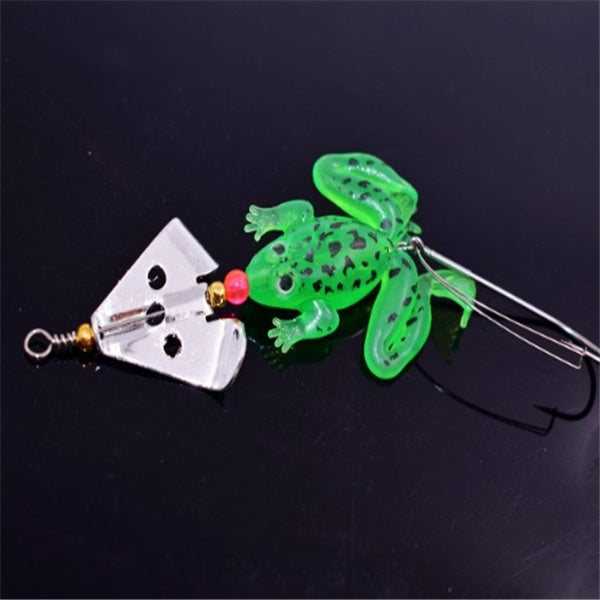 Paillettes tournantes et appât contre les grenouilles