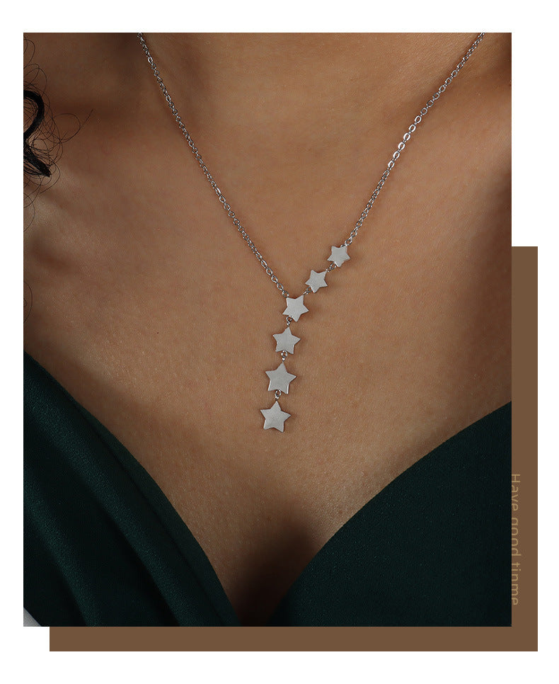 Naturel XINGX en forme de gland capricieux pendentif lumière de luxe minorité Simple titane acier collier bijoux