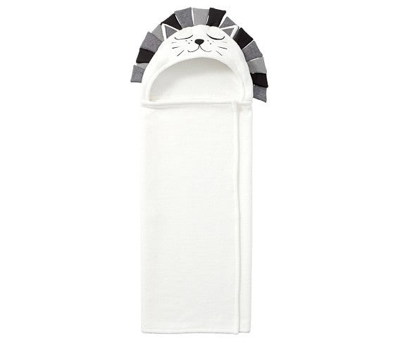 Serviette de bain en forme de chat Lion pour bébés garçons et filles, jouets en peluche, poupées, couverture de lit et emmaillotage pour chambre d'enfants, cadeau de noël, nouvelle collection