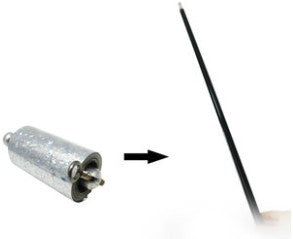 Varita mágica telescópica de accesorios mágicos