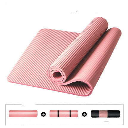 Exercice sur tapis de yoga