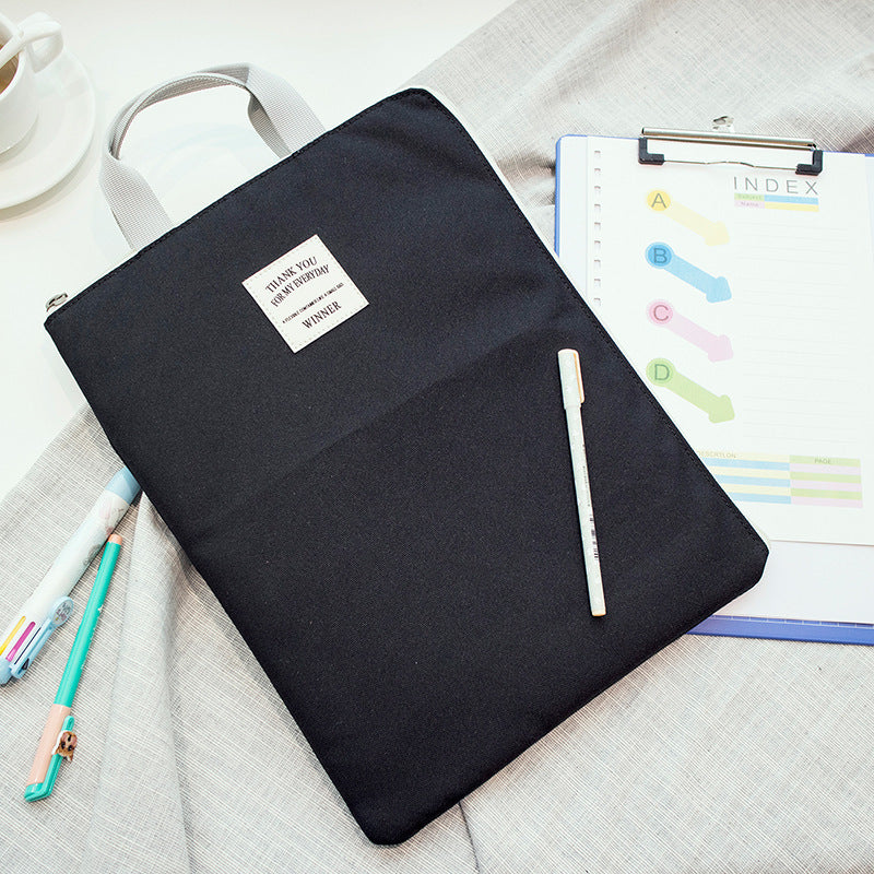Ensemble de fichiers A4 de grande capacité de couleur unie Winner