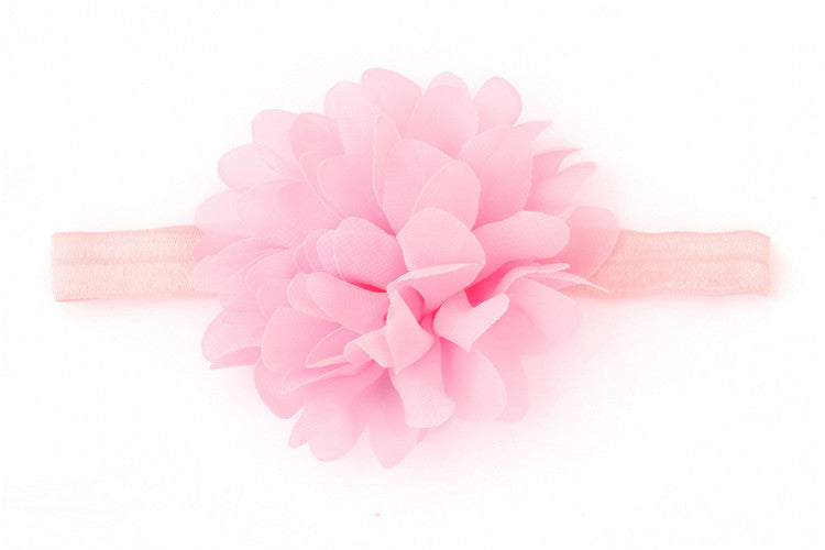 Handmade chiffon flower