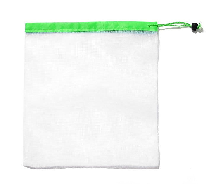 Combinación de traje de bolsa de malla con boca de haz de empalme multifuncional para frutas y verduras