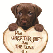 Colgante de llavero acrílico Love Dog