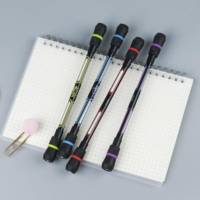 Les étudiants et les débutants tournent le stylo