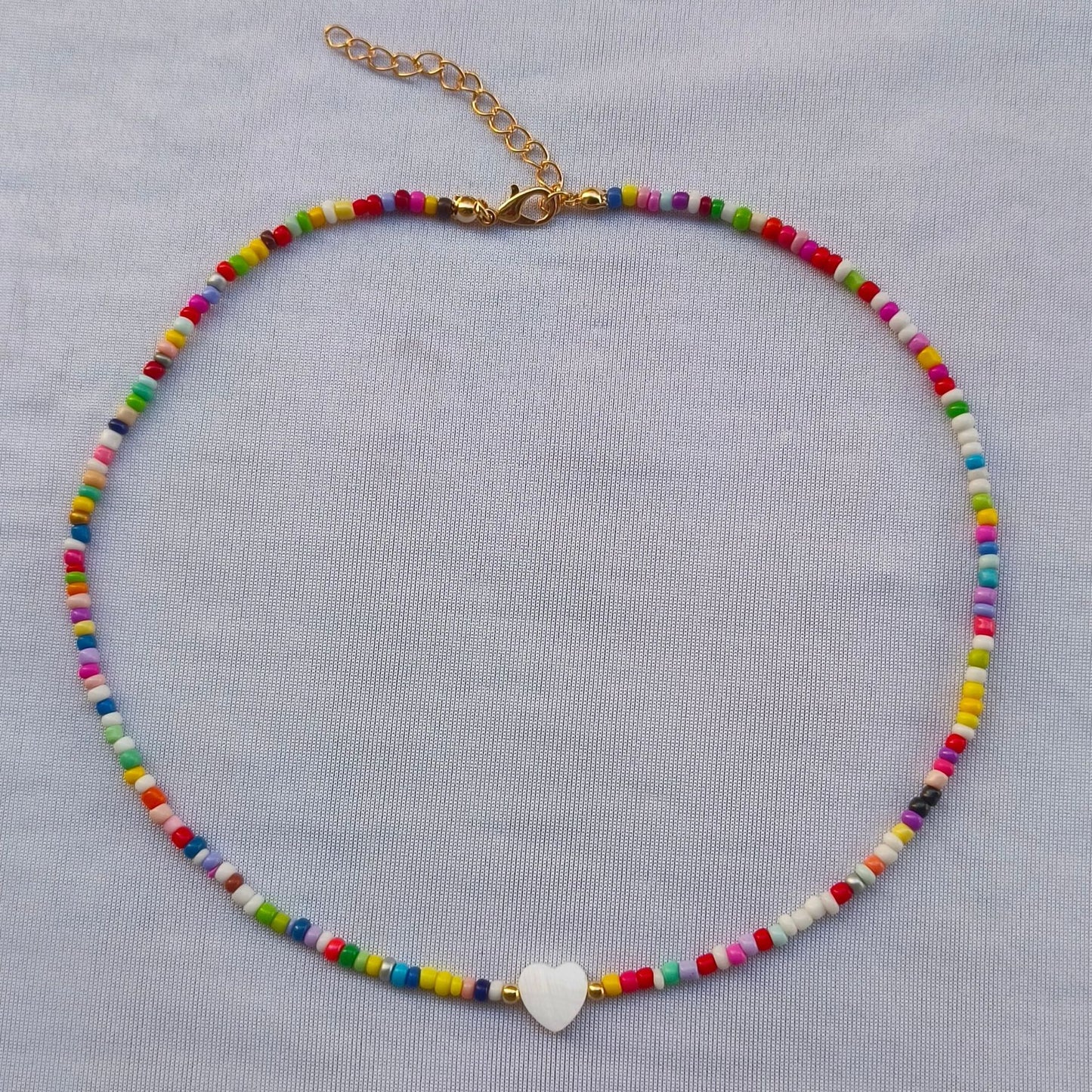 Popular Heart Shell Bead Necklace For Women