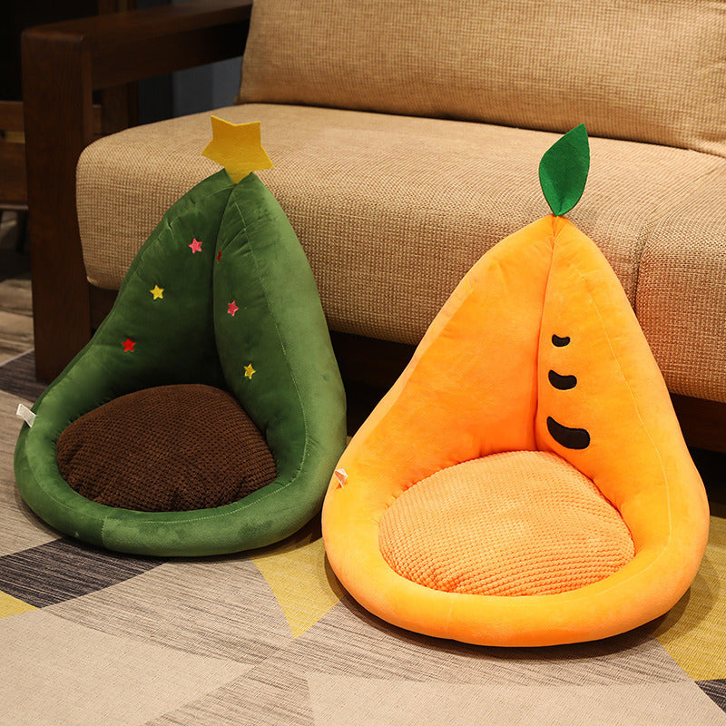 Almohada con forma de zanahoria y aguacate, Cactus de peluche suave, multifunción, Kawaii, decoración para el hogar y la Oficina, cojín para asiento de silla