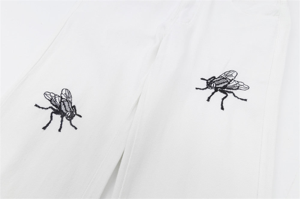 Men's Multi-pocket Denim Bell-bottom Pants