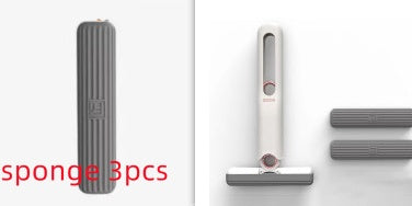 Mini vadrouilles éponge de nettoyage de sol, vadrouille à presser, outils de nettoyage ménager, essuie-glace Portable pour maison et voiture, nettoyeur d'écran de verre, de bureau