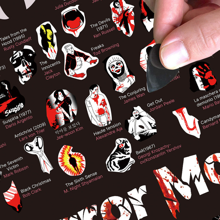 Liste des affiches à gratter qui brillent dans le noir