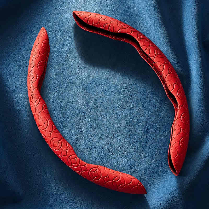 Housse de volant de voiture en daim, Ultra-fine, absorbant la sueur, antidérapante, été