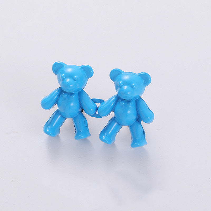 Broche ours mignon, Clip de taille, fermeture à pression en métal, épingles pour pantalons, bouton détachable, boucle sans couture, jean, réduire la taille, serrer la broche