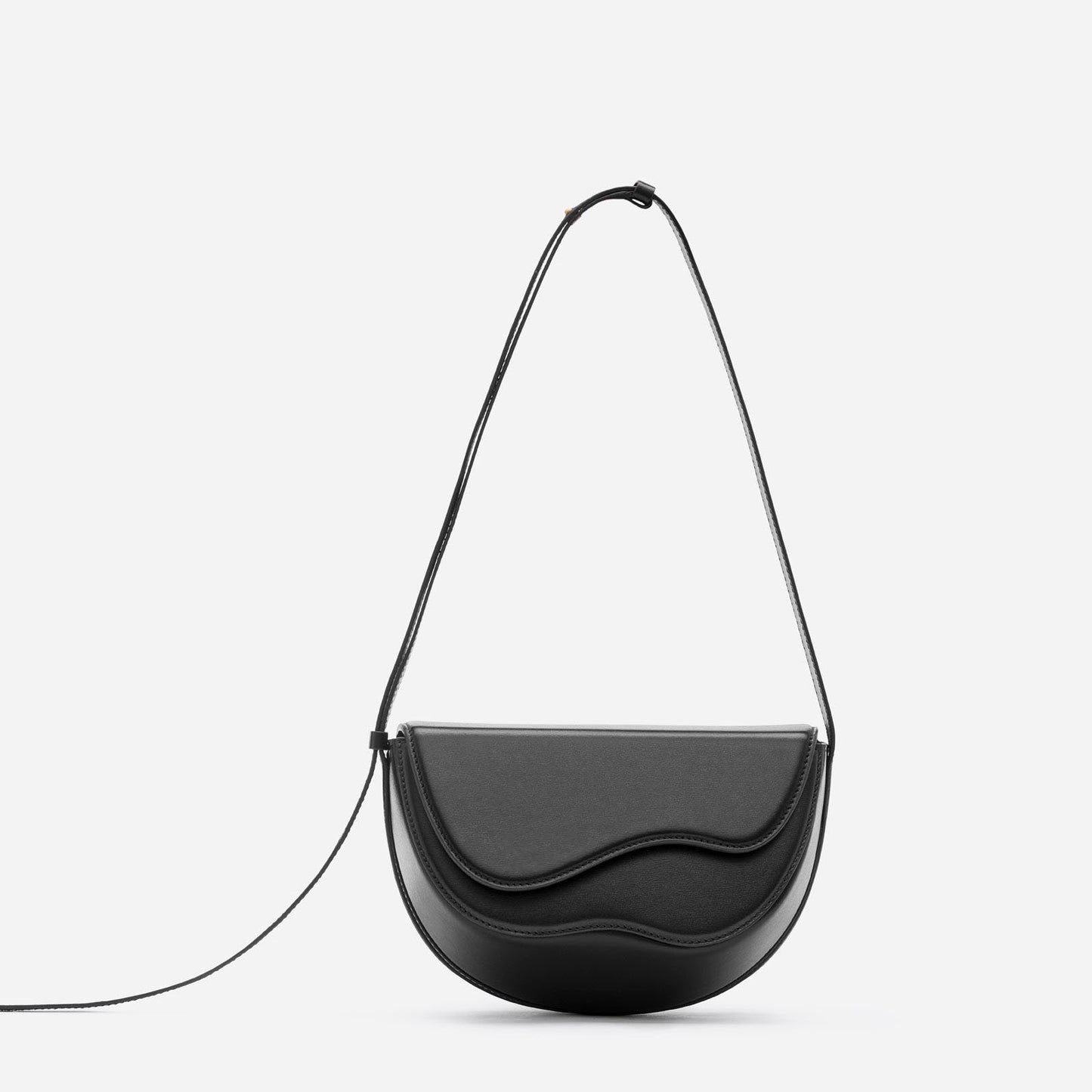 Sac de selle multicolore à couture unique