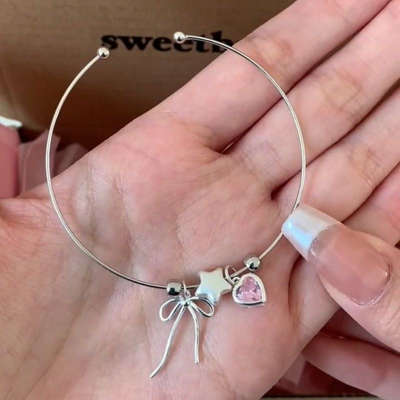 Bracelet papillon étoile d'amour pour femme