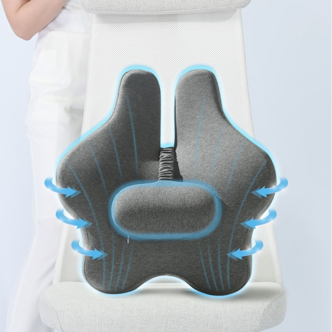 Coussin de voiture réglable en mousse à mémoire de forme, support de taille