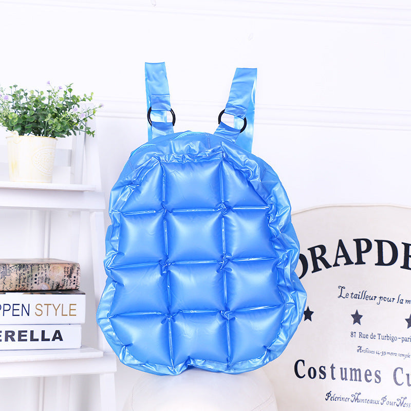 Mochila linda inflable de PVC de gran capacidad