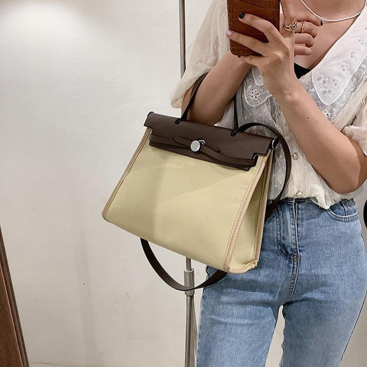 Bolso tote simple de gran capacidad