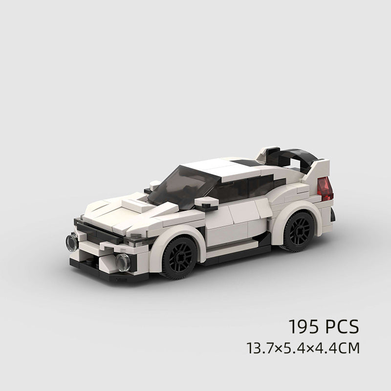 Jouets pour enfants, modèle de voiture de sport et blocs de construction à petites particules, jouets éducatifs MOC