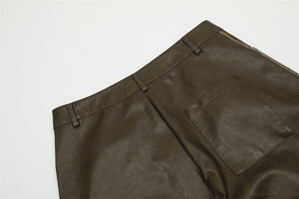 Fashion Men's Straight Loose-fitting Wide-leg Trousers