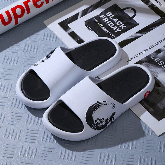 Zapatillas de hombre Ropa de verano Fondo grueso